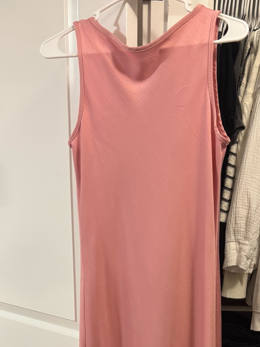 bebe Sleeveless Rose Pink Shift Dress